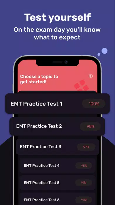 Tangkapan layar EMT Exam Prep Tutor