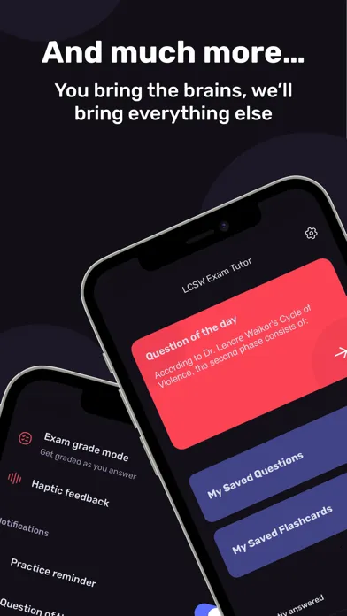 ภาพหน้าจอของ LCSW Exam Prep Tutor