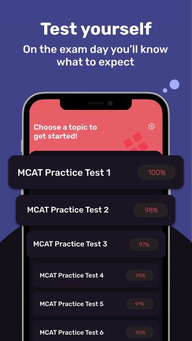 MCAT Exam Prep Tutor應用截圖