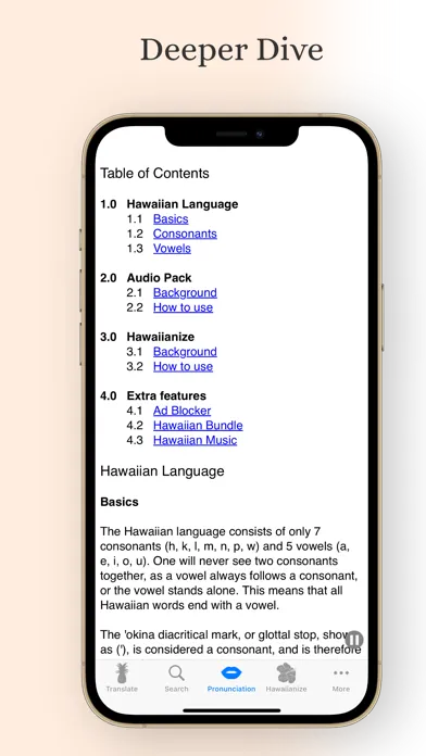 Capturas de pantalla de Hawaiian Words Dictionary