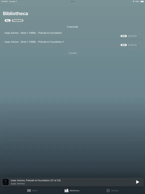 Captures d'écran de AudioBooks - MP3 & M4B player iPad 