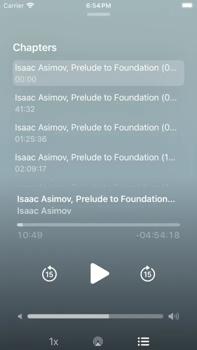 Captures d'écran de AudioBooks - MP3 & M4B player