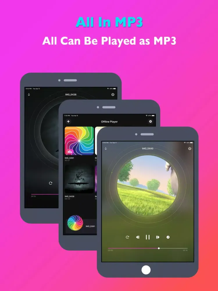Offline Cloud MP3 Music Player iPad  स्क्रीनशॉट