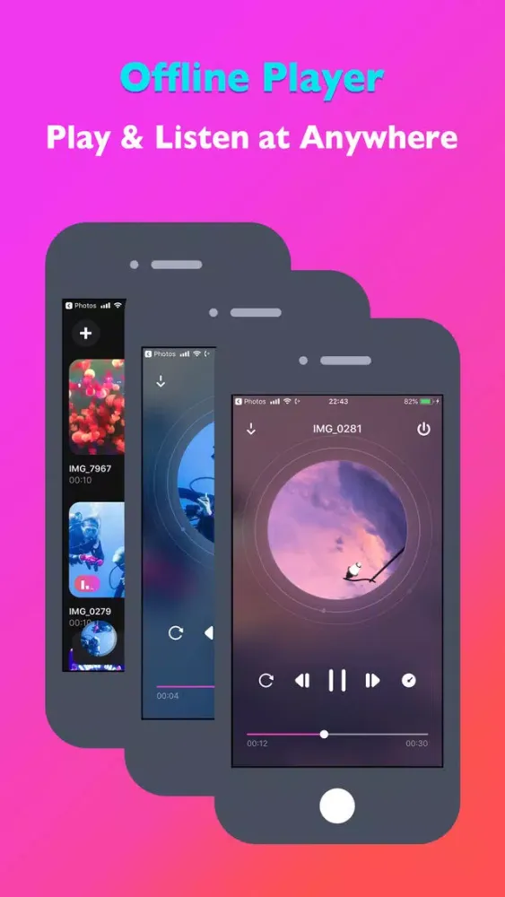 Offline Cloud MP3 Music Player स्क्रीनशॉट