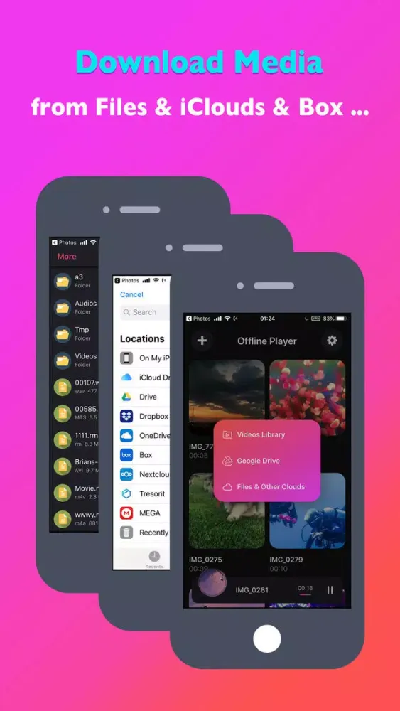 Offline Cloud MP3 Music Player स्क्रीनशॉट