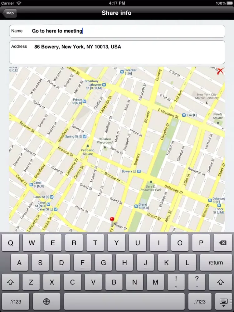 My Location Pro iPad  Screenshots