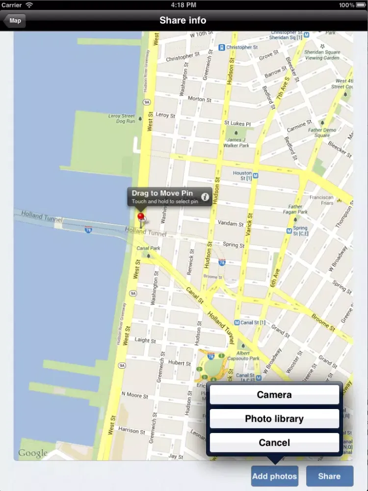 My Location Pro iPad  Screenshots