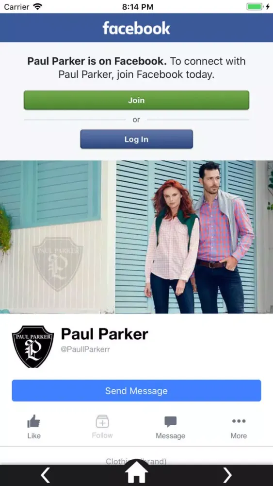 Ảnh chụp màn hình của Paul Parker