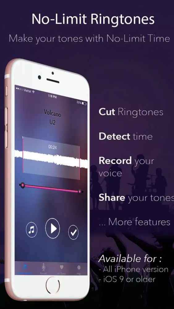 Capturas de tela do No-limit Ringtones Pro