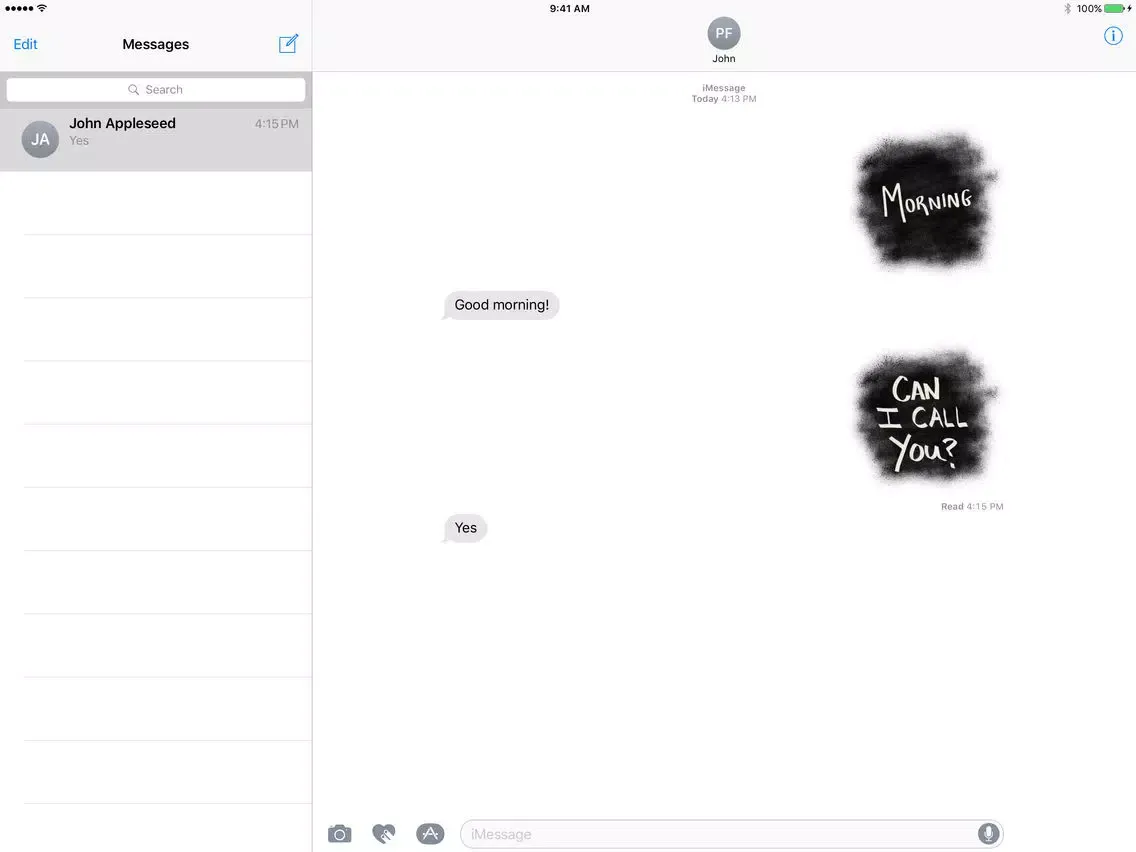 Capturas de pantalla de Bold Words - Text Stickers for iMessage iPad 