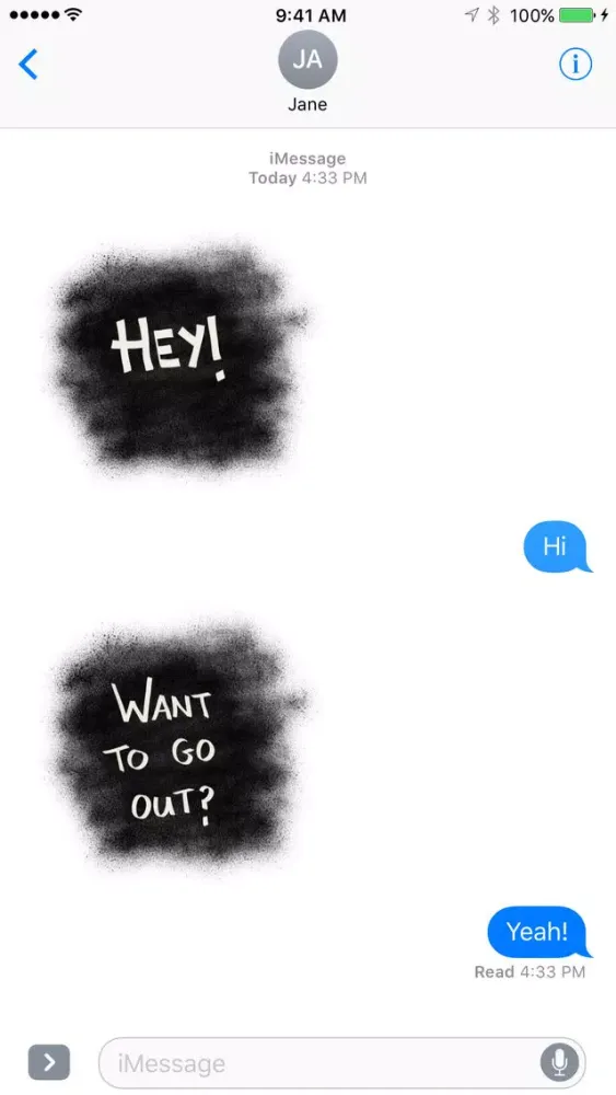 Capturas de pantalla de Bold Words - Text Stickers for iMessage