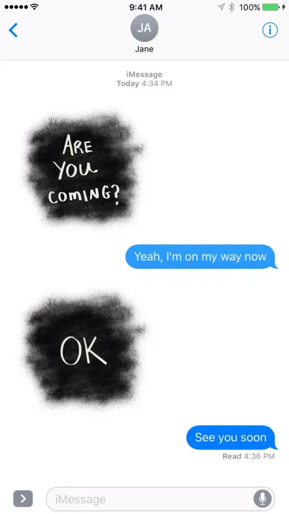 Capturas de pantalla de Bold Words - Text Stickers for iMessage