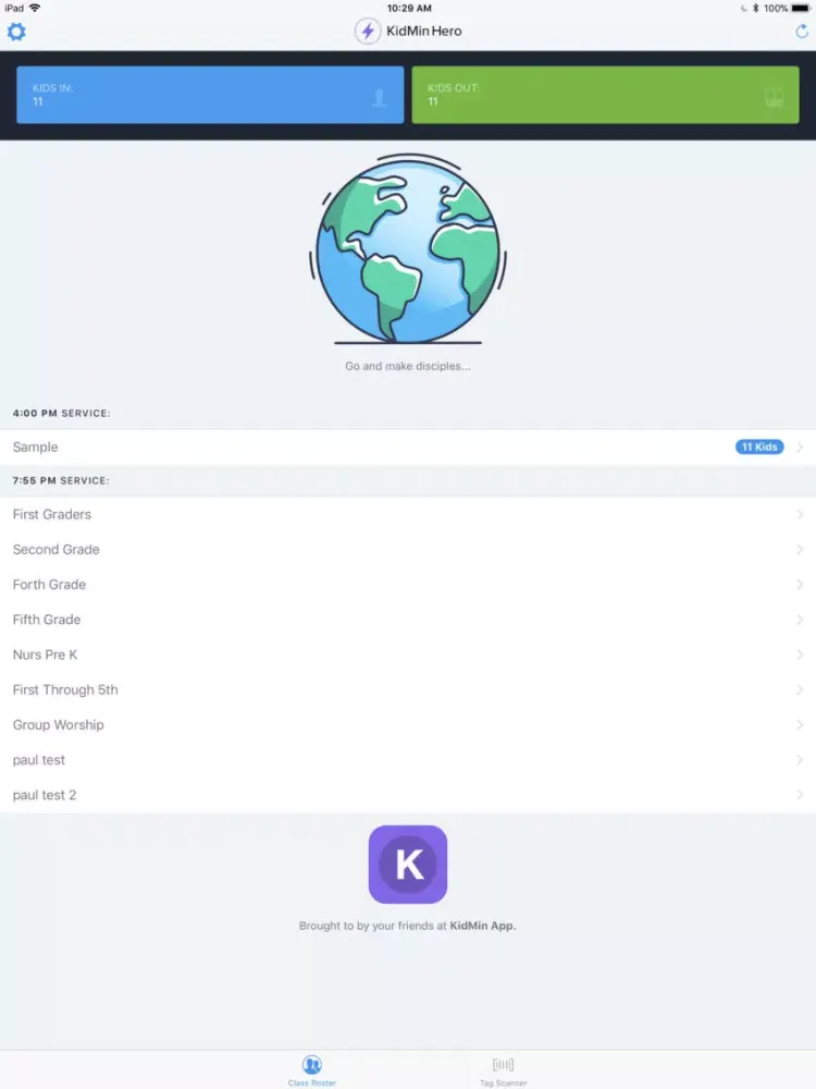 Capturas de pantalla de KidMin Hero iPad 