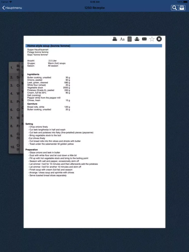 Zrzuty ekranu Pauli - The kitchen basics iPad 