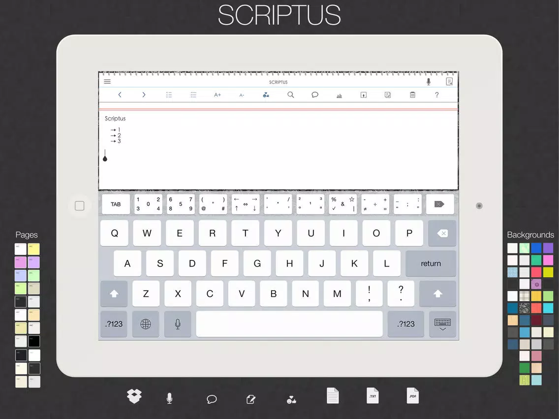 SCRIPTUS iPad  স্ক্রিনশট