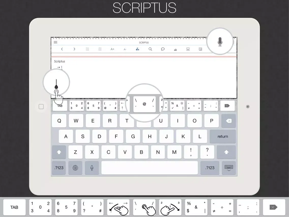 SCRIPTUS iPad  Screenshots