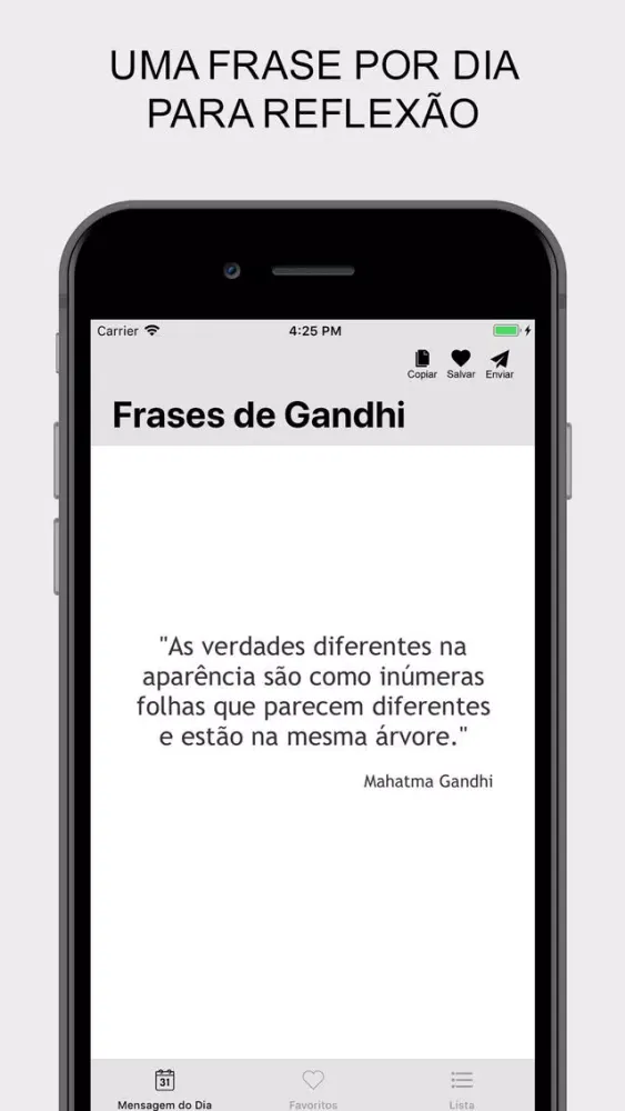Скриншоты Frases de Gandhi