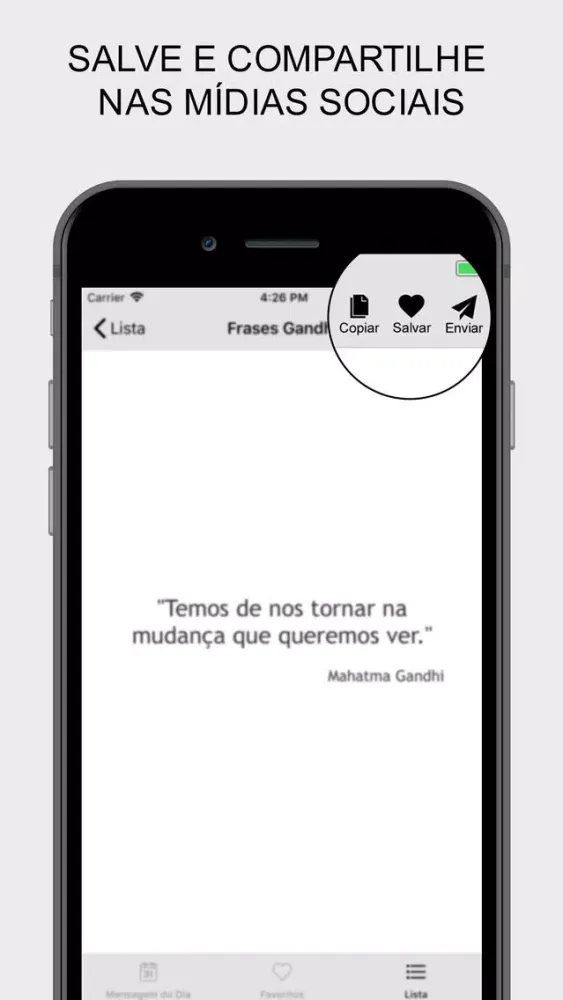 Скриншоты Frases de Gandhi