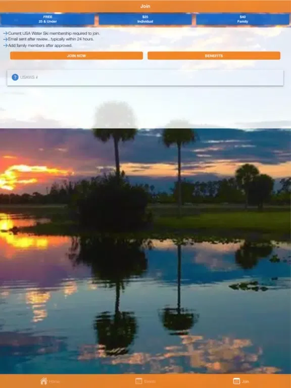 Tangkapan skrin Ski Club of the Palm Beaches iPad 