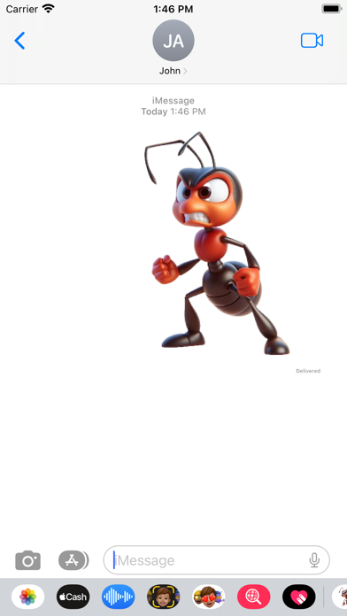 Ảnh chụp màn hình của Angry Ant Stickers