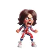 Angry British Woman Stickers Angry British Woman Stickers