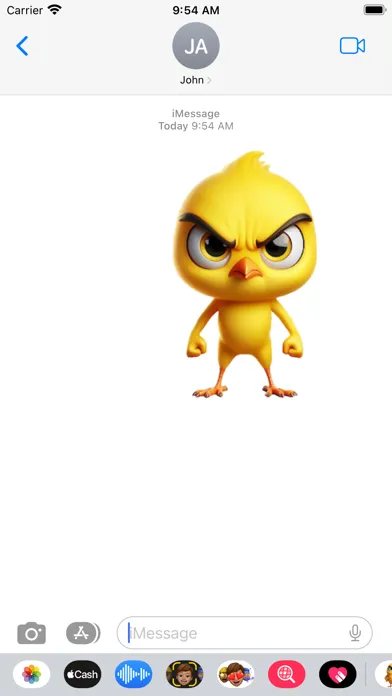 Angry Canary Stickers应用截图