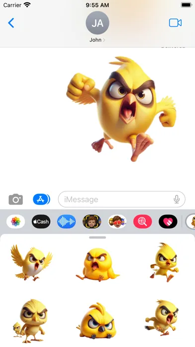 Angry Canary Stickers应用截图