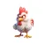 Angry Chicken Stickers