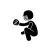 Baseball Catcher Stickers