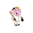 Baseball Piglet Stickers Baseball Piglet Stickers