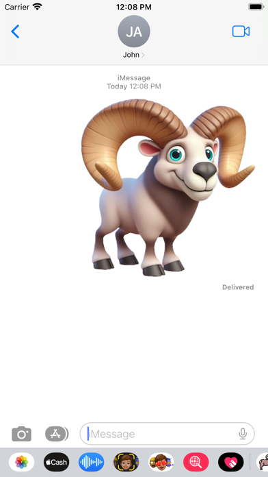 Tangkapan skrin Bighorn Sheep Stickers