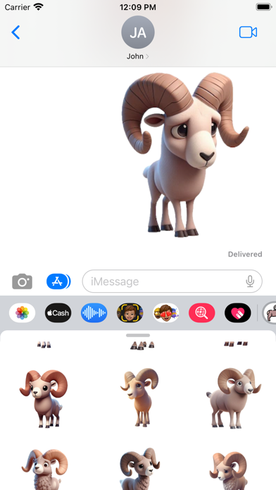 Tangkapan skrin Bighorn Sheep Stickers