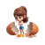 Broken Egg Woman Stickers