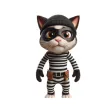 Cat Burglar Stickers Cat Burglar Stickers
