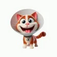 Cat Cone Stickers
