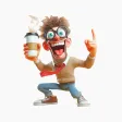 Coffee Drinker Stickers