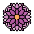 Dahlia Stickers
