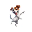 Dancing Jack Russell Stickers Dancing Jack Russell Stickers