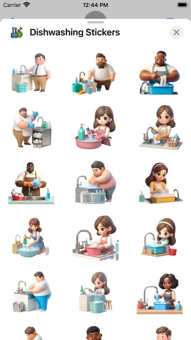 صور Dishwashing Stickers
