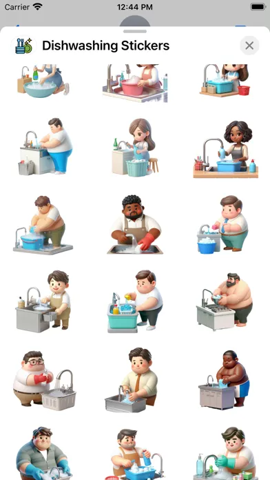 صور Dishwashing Stickers