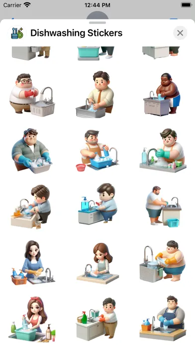 صور Dishwashing Stickers