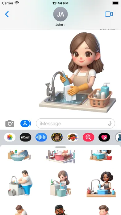 صور Dishwashing Stickers
