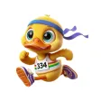 Duckling Marathon Stickers