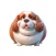 Fat King Charles Stickers