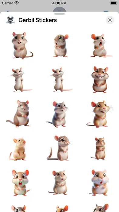 Скриншоты Gerbil Stickers
