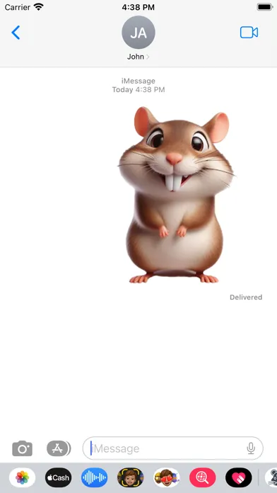 Скриншоты Gerbil Stickers