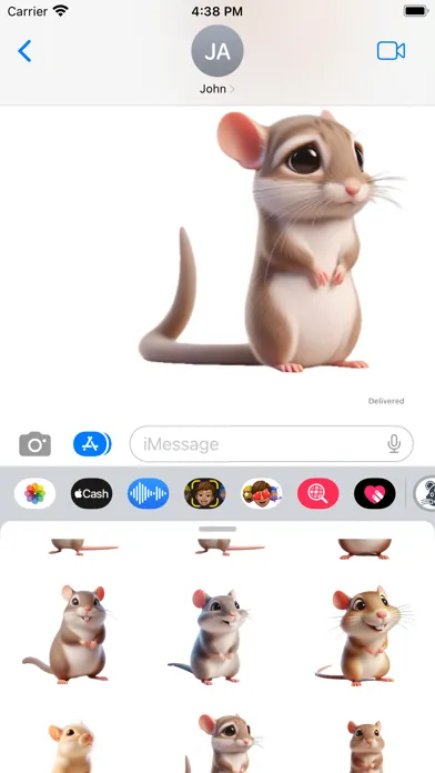 Скриншоты Gerbil Stickers