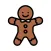 Gingerbread Man Stickers