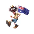 Goofy Australian Man Stickers