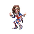Goofy British Woman Stickers